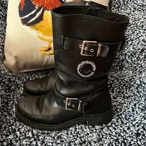 Harley-Davidson. Above calf riding boot.
